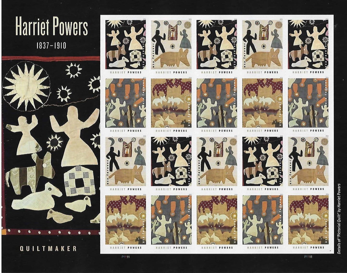 USA 2026 Harriet Powers Forever Stamps