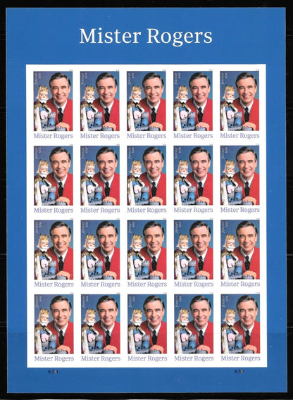 USA 2026 Mister Rogers Sheet of 20 Forever Stamps