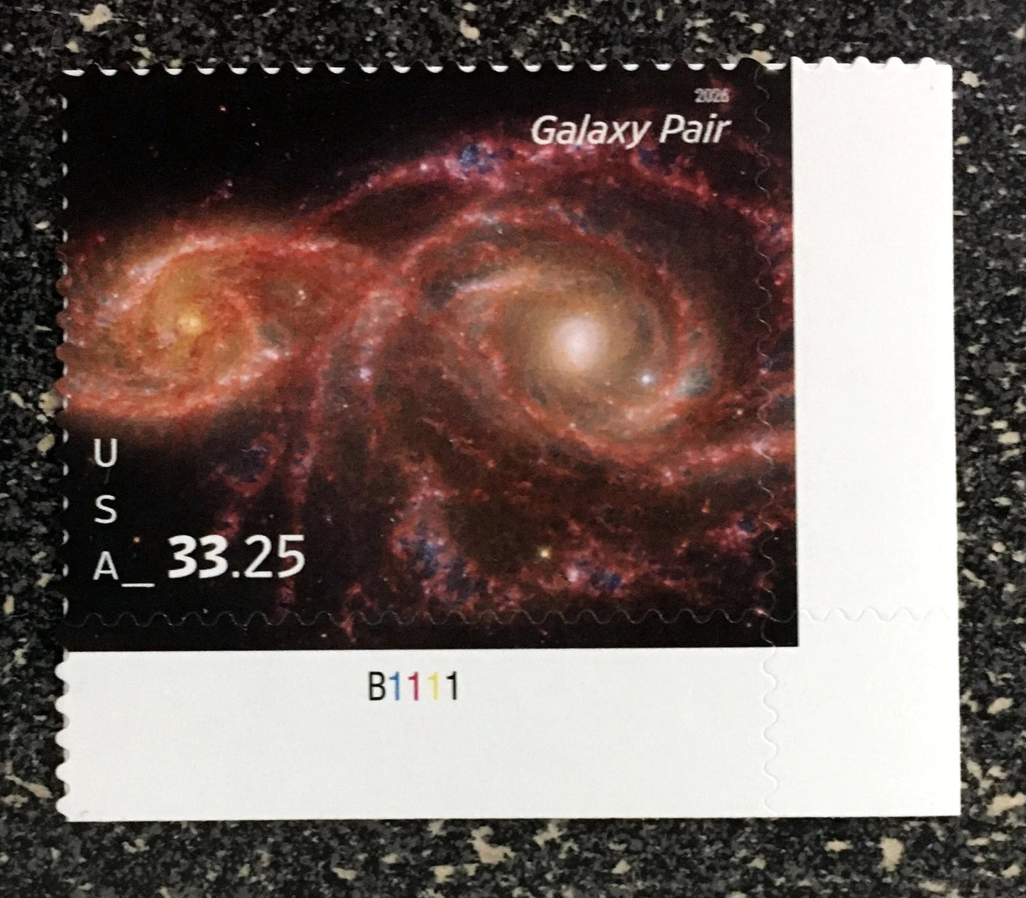 2026 USA Galaxy Pair Priority Express Mail Stamps
