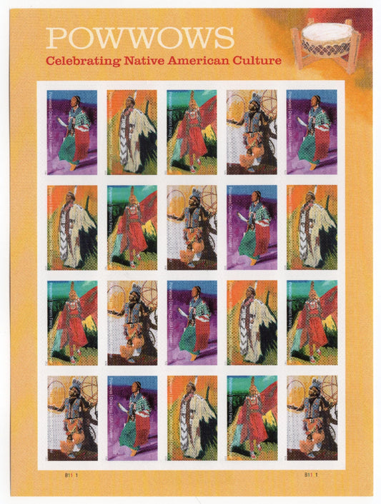 2025 US Powwows Celebrating Native American Traditions Culture Forever Stamps