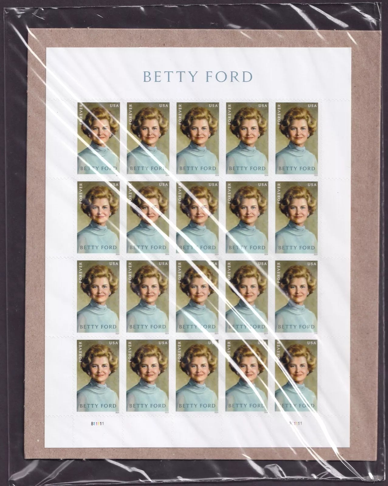 2024 Betty Ford USA First Lady Forever Stamps