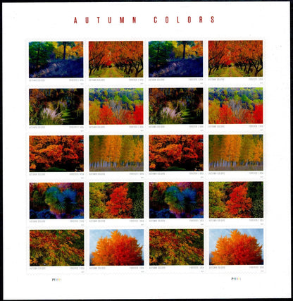 2024 USA Autumn Colors Forever Stamps
