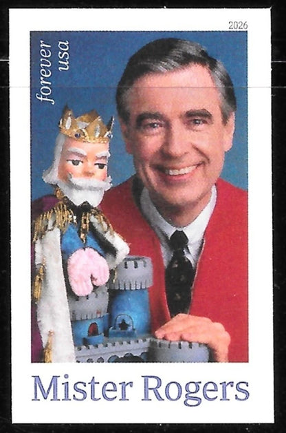 USA 2026 Mister Rogers Sheet of 20 Forever Stamps