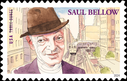 2024 Saul Bellow Literary Arts Postage Stamp