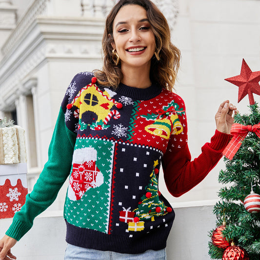 Christmas Snowflake Knitwear Christmas Tree Sweater