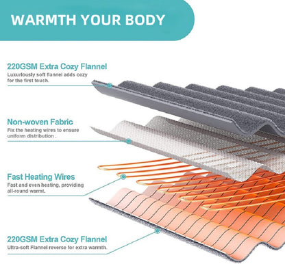 Flannel Home Heating Electric Blanket
