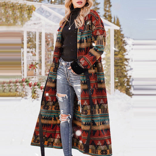 Women's Ethnic Long Jacket