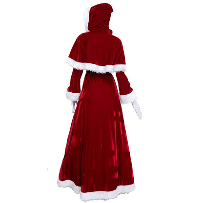 Women's Christmas Long Sleeve Dress Costume