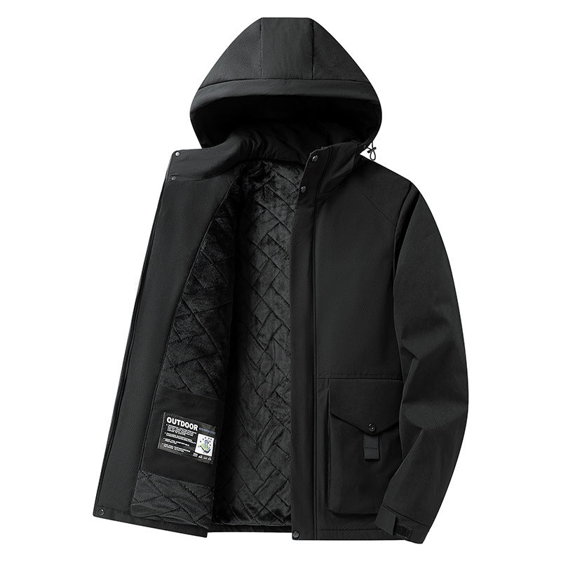 Men's Hooded Outdoor Sports Thermal Jacket