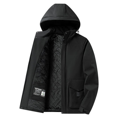 Men's Hooded Outdoor Sports Thermal Jacket