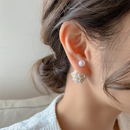 Pearl Flower Shell Earrings