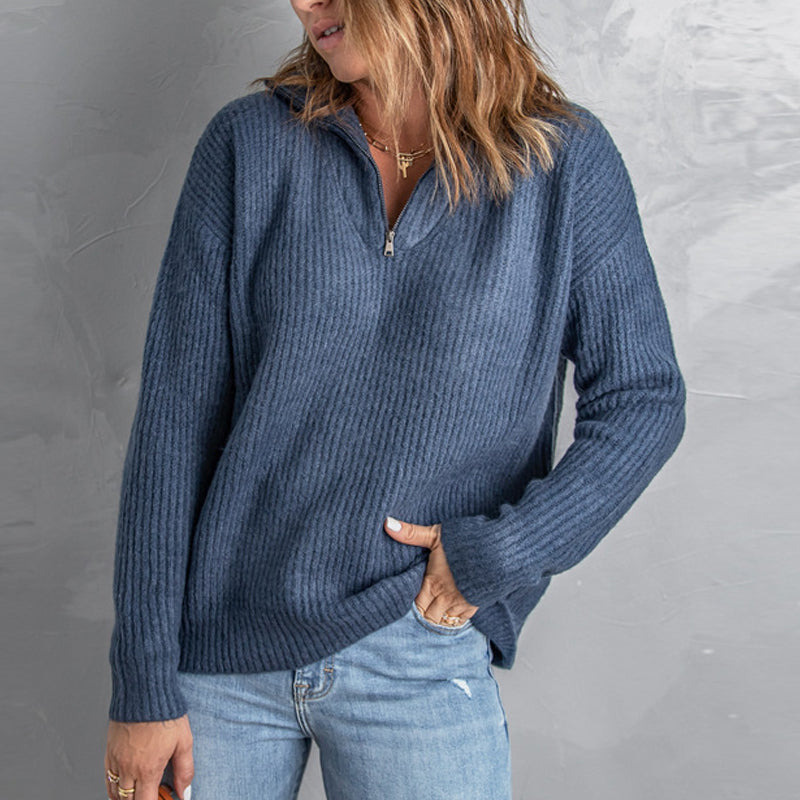 Women's Casual Knit Sweatshirt