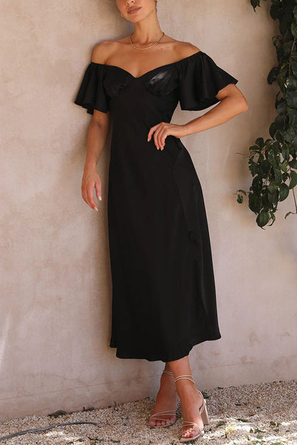 Women's Off-Shoulder Maxi Dress
