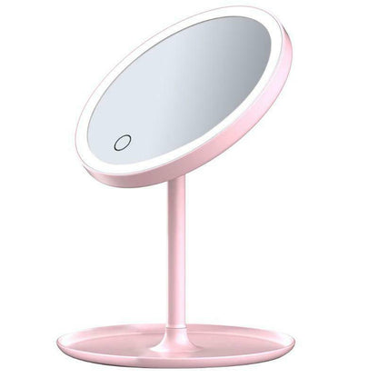 LED Illuminated Smart Desktop Beauty  Makeup Mirror