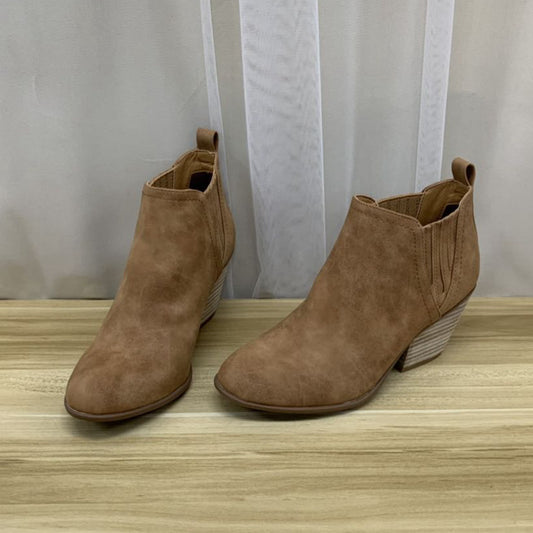 Casual High Heel Low Boots For Women