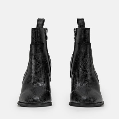 Women's Leather Pointed Toe Boots