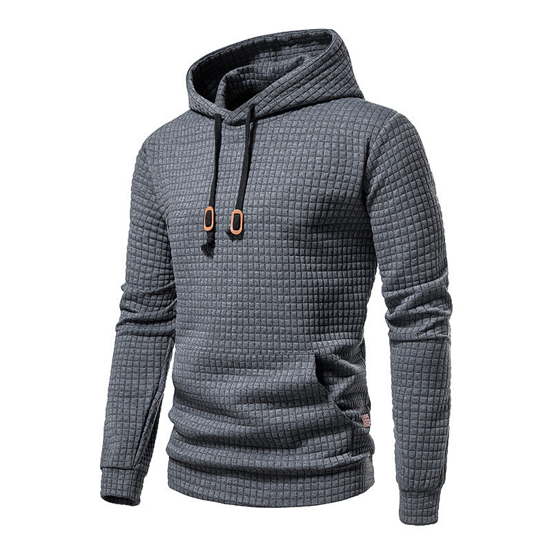 Men's Plaid Casual Hoodie