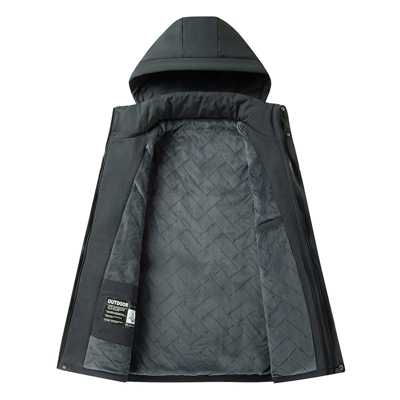 Men's Hooded Outdoor Sports Thermal Jacket