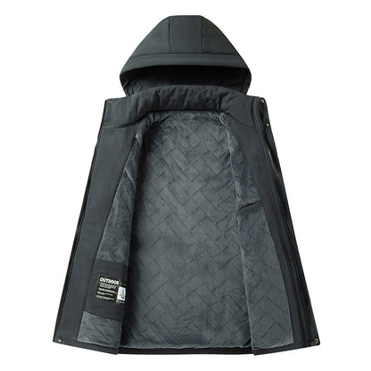 Men's Hooded Outdoor Sports Thermal Jacket