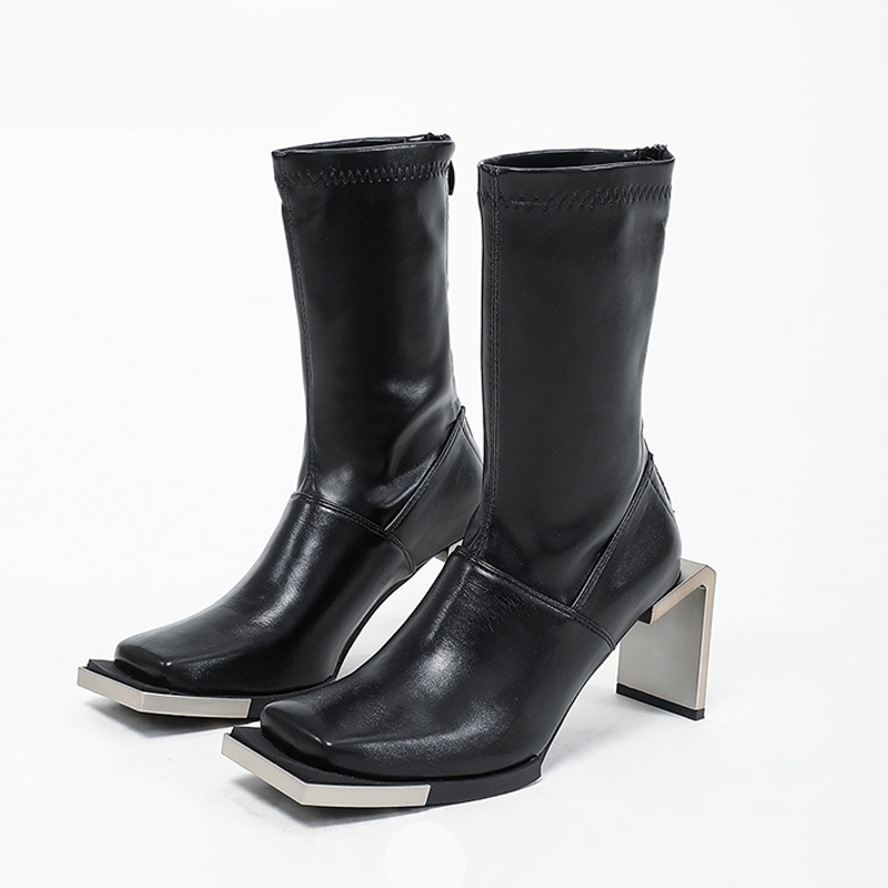Metal Design Modern Boots For Women
