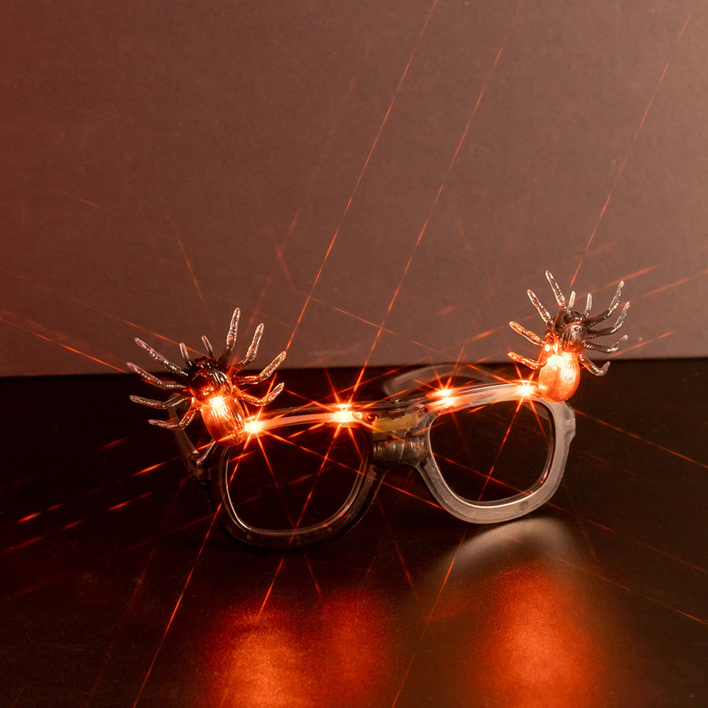 Halloween Cute LED Glowing Glasses Party Funny Pumpkin Glasses Halloween Decoration