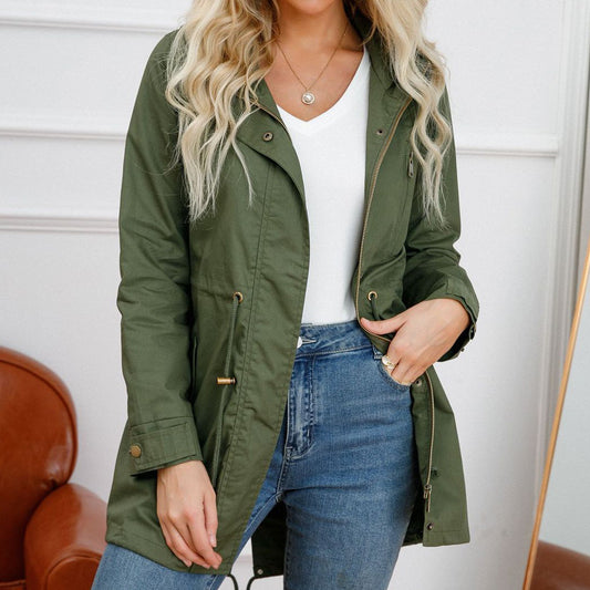 Casual Oversized Hooded Jacket For Women