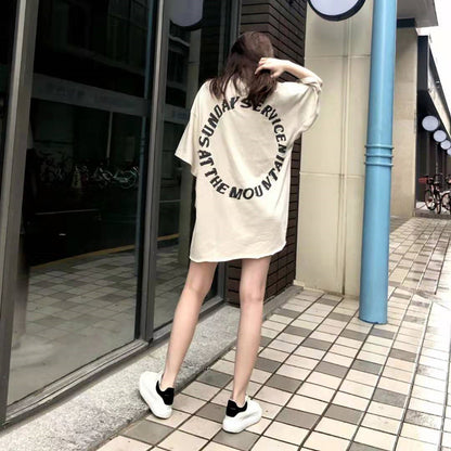 Unisex Kanye Trust God Casual Short Sleeve Loose T-Shirt