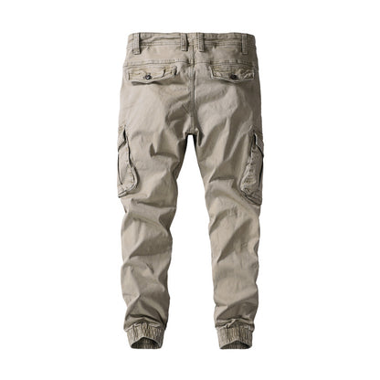 Men's Casual Solid Color Pocket Sports Pants