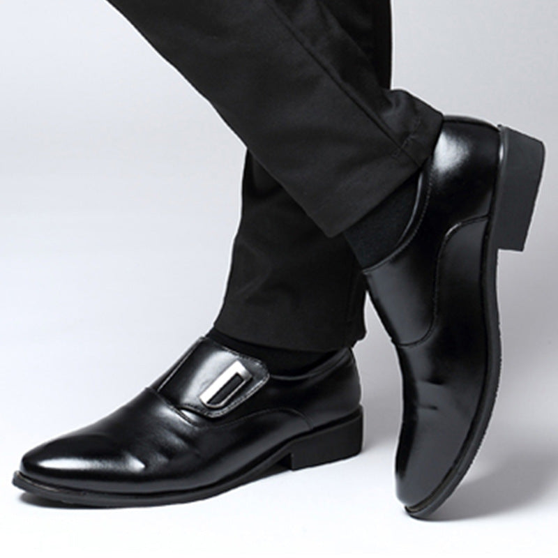 Men'S Casual Simple Formal Leather Shoes