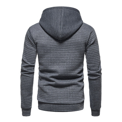 Men's Plaid Casual Hoodie