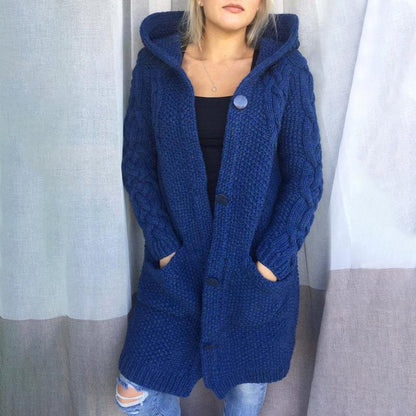 Casual Knit Cardigan Jacket For Women