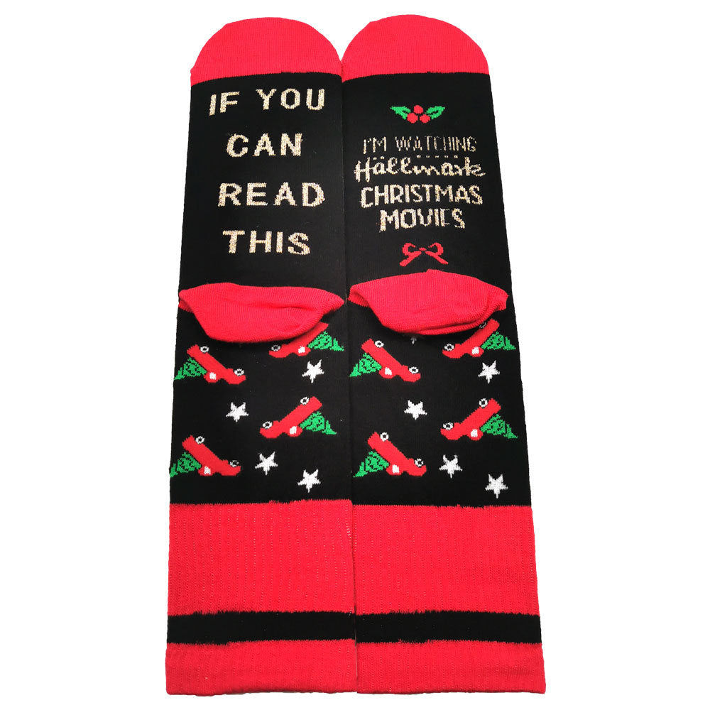 I'M WATCHING CHRISTMAS MOVIES Christmas Socks