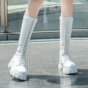 Women's Lace-Up Winter Mid-High Boots