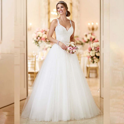 Detachable Classic White Tube Top Tutu Wedding Dress