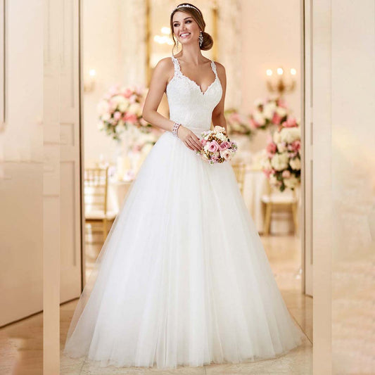 Detachable Classic White Tube Top Tutu Wedding Dress