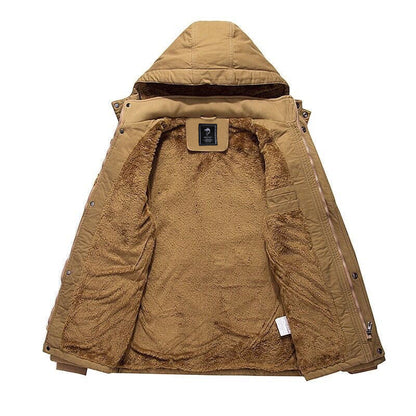 Men's Winter Plush Pocket Jacket