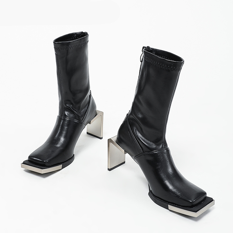 Metal Design Modern Boots For Women