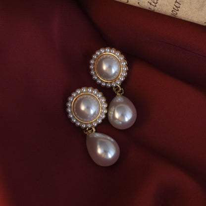 Drop Pearl Earrings