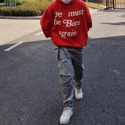 Unisex Kanye Ye Must Be Born Again Casual Hoodie