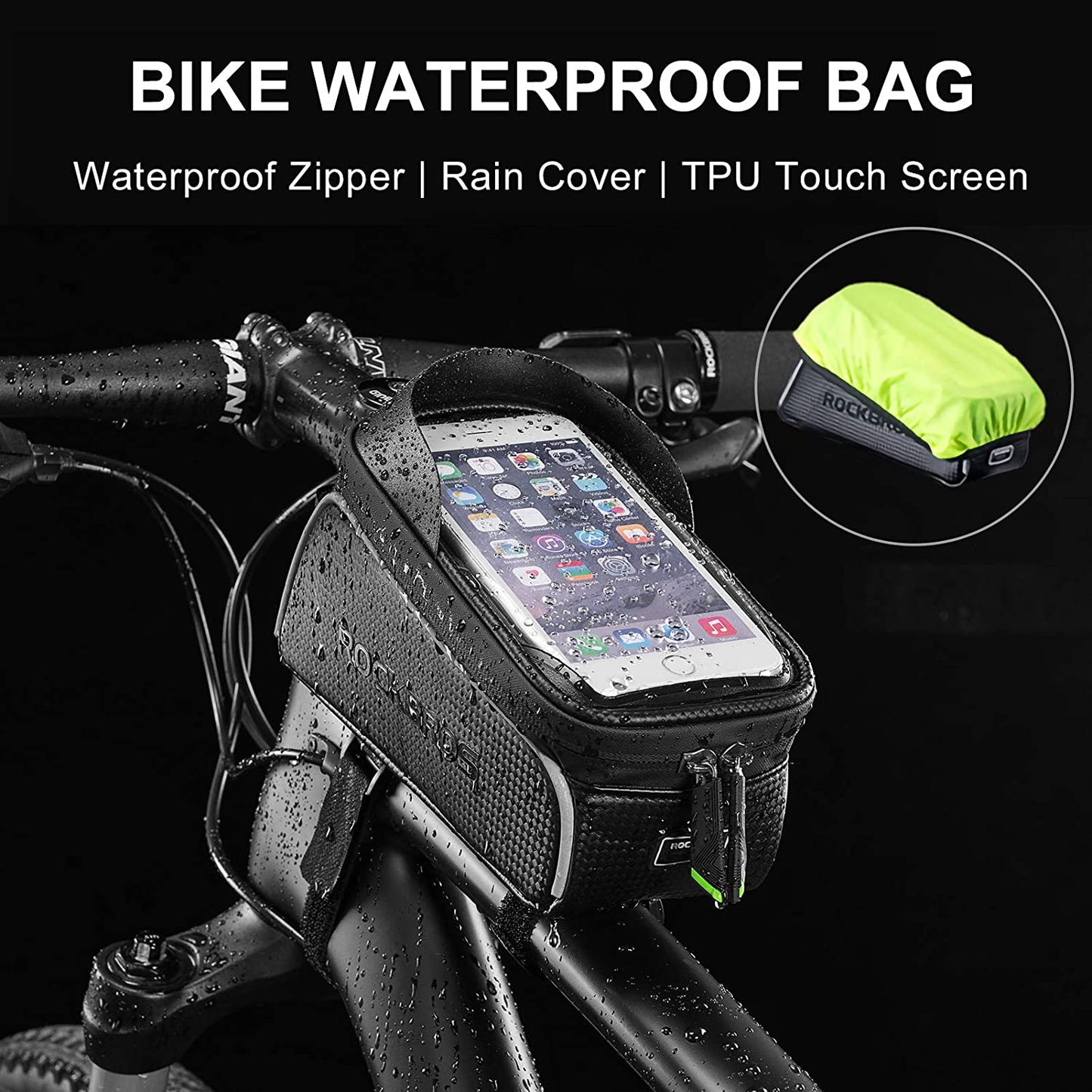 Bicycle Waterproof Bag Bicycle Mobile Phone Holder