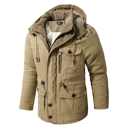 Men's Hooded Cotton Jacket All Weather Coats