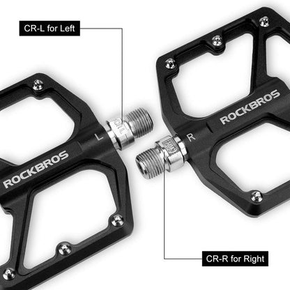 ROCKBROS Mountain Bike Pedal MTB Pedal Bicycle Flat Pedal