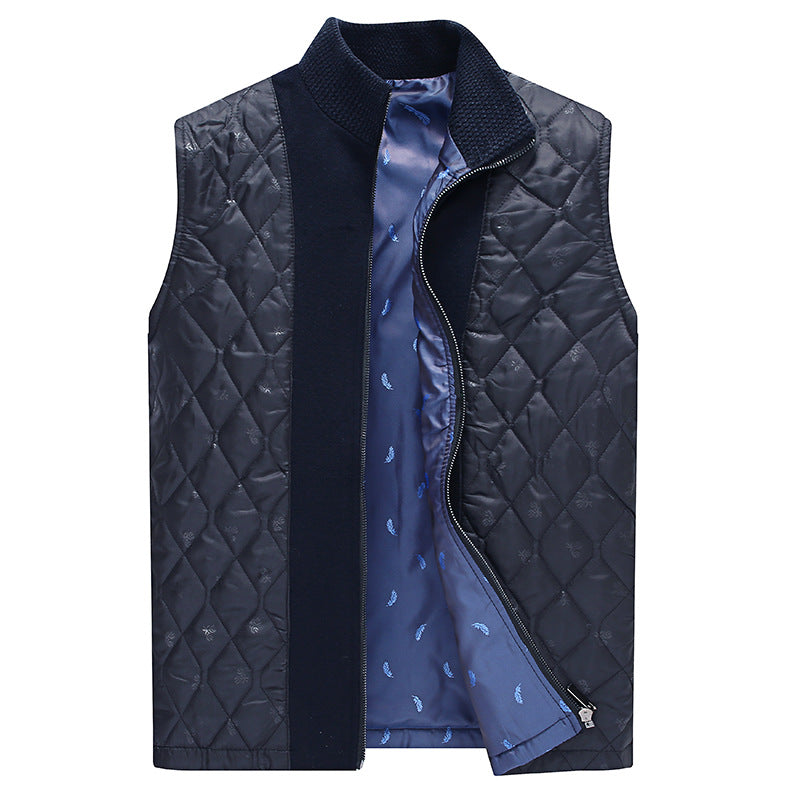 Men's Business Standing Collar Slim Fit Jacket