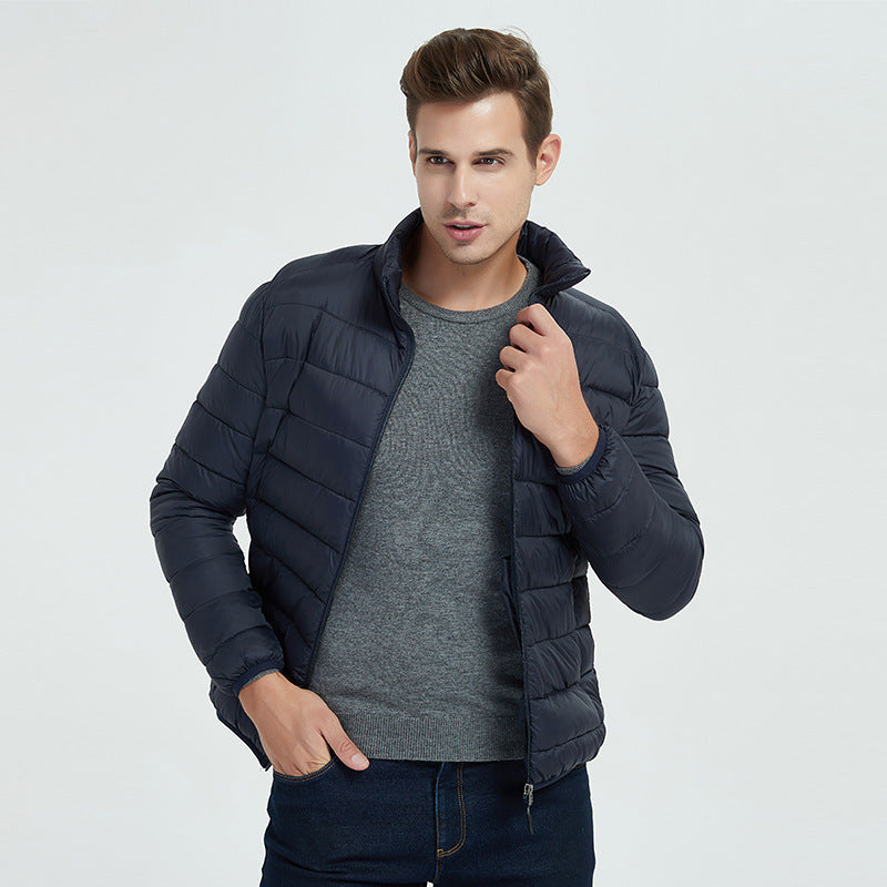 Men's Stand-collar Lightweight Winter Jacket