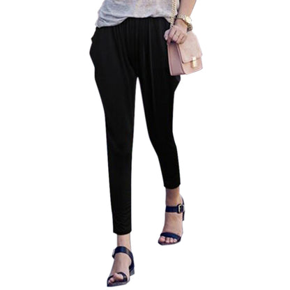 Women's Solid Color Loose Casual Pants