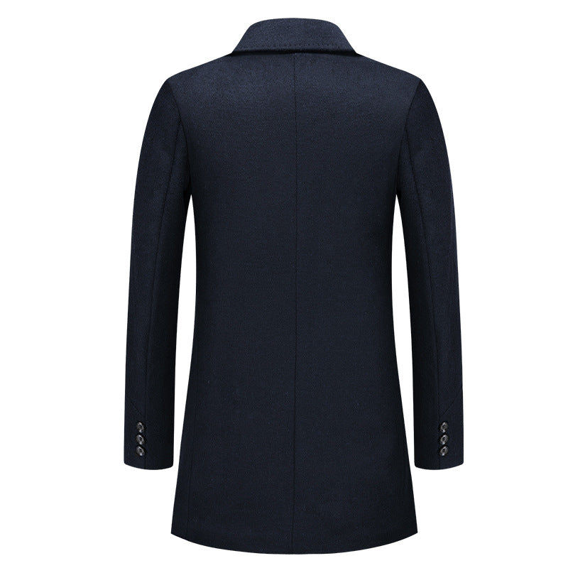 Men's Woolen Cardigan Button Jacket