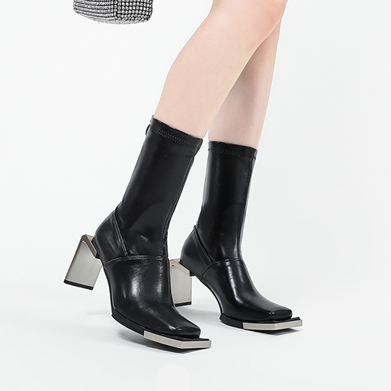 Metal Design Modern Boots For Women