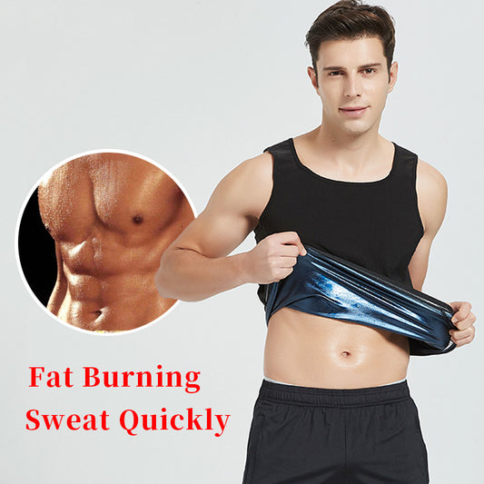 Men's Training Vest Sauna Wear Body Sculpting Sports Vest