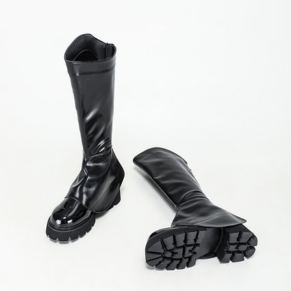 Women's Modern Black Y2K Tall Boots