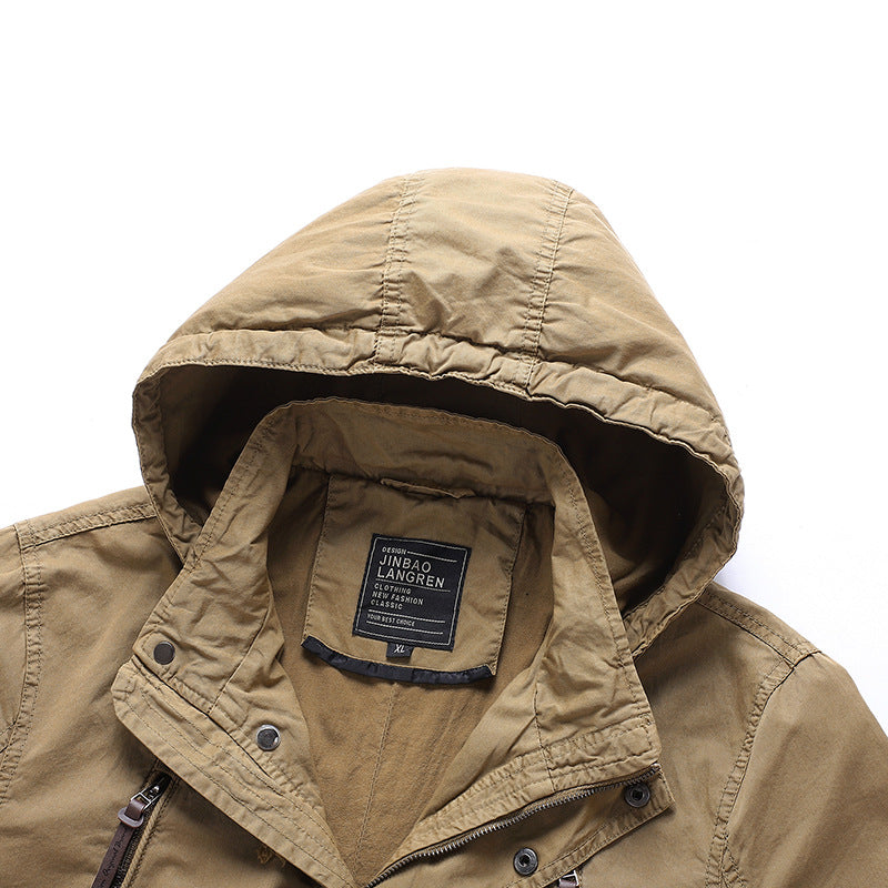 Men's Hooded Casual Outdoor Jacket